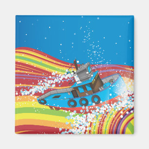 Aimant Bateau orageux