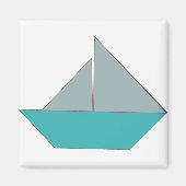 Aimant Bateau Origami (Devant)