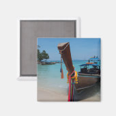 Aimant Bateau thaïlandais traditionnel (Recto/Verso)