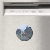 Aimant Bateaux à voile à Ha Long Bay - Vietnam, Asie (In Situ (Lave-vaisselle))