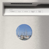 Aimant Bateaux à voile dans le port (In Situ (Lave-vaisselle))