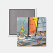 Aimant Bateaux à voile Garrucha Espagne (Recto/Verso)
