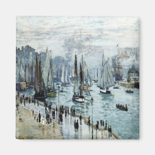 Aimant Bateaux de pêche Claude Monet quittant le port (Devant)