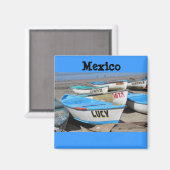 Aimant Bateaux de pêche Mazatlan (Recto/Verso)