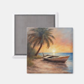 Aimant Bateaux et plages - 1 (Recto/Verso)