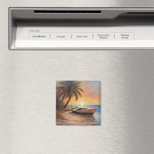 Aimant Bateaux et plages - 1 (In Situ (Lave-vaisselle))