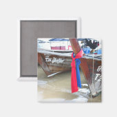 Aimant Bateaux Sur La Plage | Iles Phi Phi, Thaïlande (Recto/Verso)