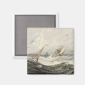 Aimant Bateaux sur une mer tempétueuse (avec c sur graphi (Recto/Verso)