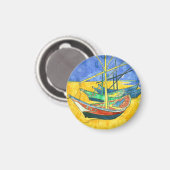 Aimant Bateaux Vincent van Gogh à Saintes-Marie (Recto/Verso)
