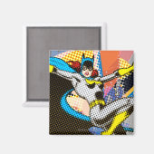 Aimant Batgirl Mid-Air (Recto/Verso)