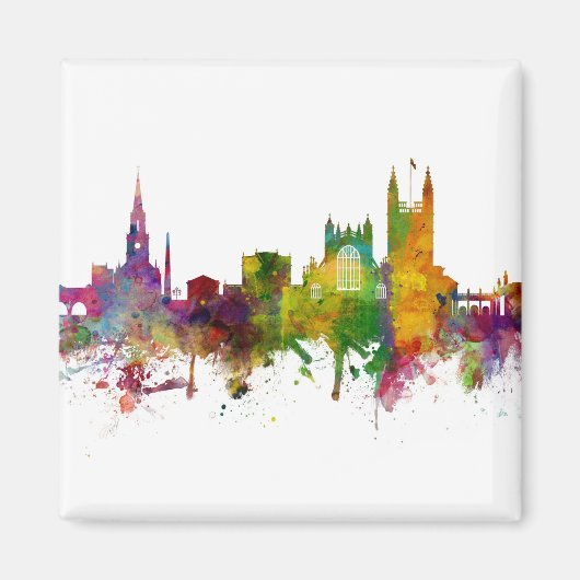 Aimant Bath England Skyline Cityscape (Devant)