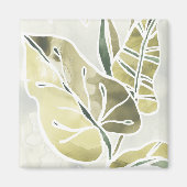 Aimant Batik Feuille (Devant)