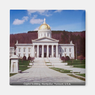 Aimant Bâtiment de capitol, Montpellier, Vermont,