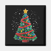 Aimant Bâtiment de l'Arbre de Noël Bâtiment Brick Christ (Devant)