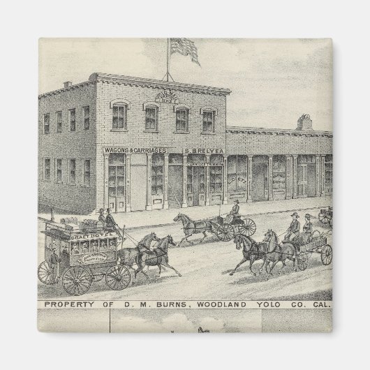 Aimant Bâtiment forestier, ferme du comté de Yolo (Devant)