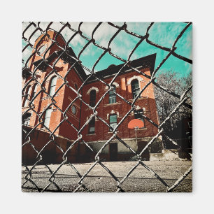 Aimant bâtiment historique du hall de la galena feehan