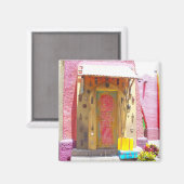 Aimant Bâtiment rose collecte les poignards de porte (Recto/Verso)