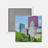 Aimant Bâtiments à Chicago (Recto/Verso)