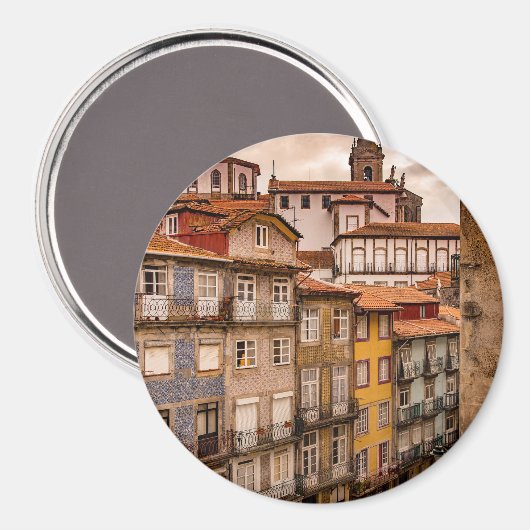 Aimant Bâtiments anciens Porto, Portugal (Recto/Verso)