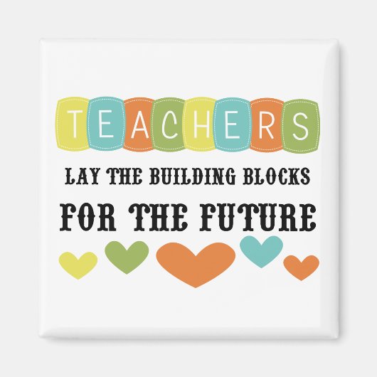 Aimant Bâtir Des Blocs Pour L'Avenir (Devant)