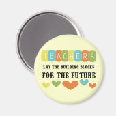 Aimant Bâtir Des Blocs Pour L'Avenir (Recto/Verso)