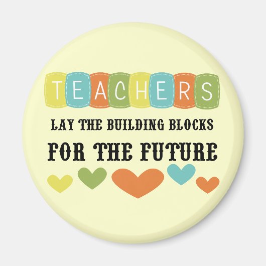 Aimant Bâtir Des Blocs Pour L'Avenir (Devant)