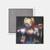 Aimant Batman Arkham Knight | Harley Quinn avec chauve-so (Recto/Verso)