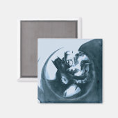 Aimant Batman au café (Recto/Verso)