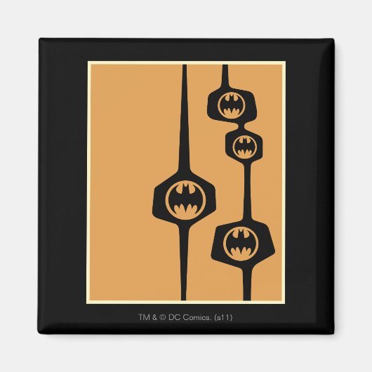 Aimant Batman Black Orange Frame (Devant)