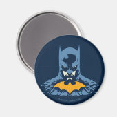Aimant Batman Bust brisé Avec Logo Or (Recto/Verso)