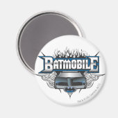 Aimant Batman Car and Flames (Recto/Verso)