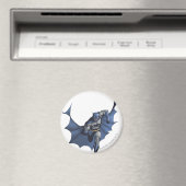 Aimant Batman court avec une cape volante (In Situ (Lave-vaisselle))