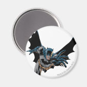 Aimant Batman hurle et lance des lunettes (Recto/Verso)