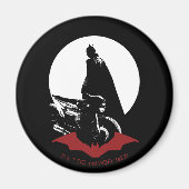 Aimant Batman Motorcycle Silhouette (Devant)