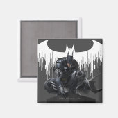 Aimant Batman perché sur un pilier (Recto/Verso)
