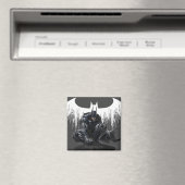 Aimant Batman perché sur un pilier (In Situ (Lave-vaisselle))