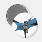 Aimant Batman saute avec une corde (Recto/Verso)