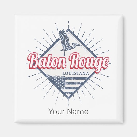 Aimant Baton Rouge City Louisiane États-Unis (Devant)