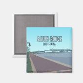 Aimant Baton Rouge Mississippi River Louisiane (Recto/Verso)
