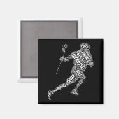 Aimant bâtons de crosse pour garçons Sports & Fitness coo (Recto/Verso)