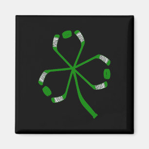 Aimant Bâtons de hockey sur glace de la Saint Patrick Sha