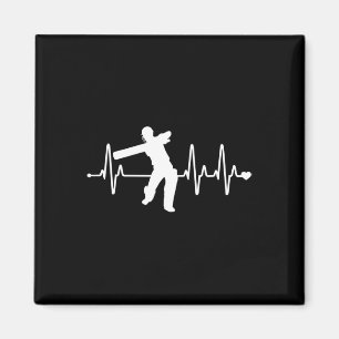 Aimant Battement de coeur de cricket - Joueur de cricket