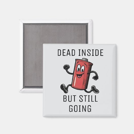 Aimant Batterie en cours d'exécution amusante (Recto/Verso)