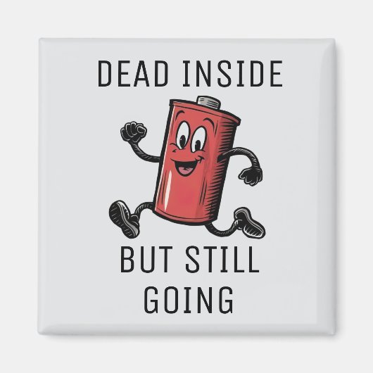 Aimant Batterie en cours d'exécution amusante (Devant)