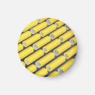 Aimant Batteries de taille AA jaune