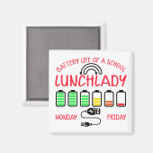 Aimant Battery Life Of A School Lunch Lady (Recto/Verso)