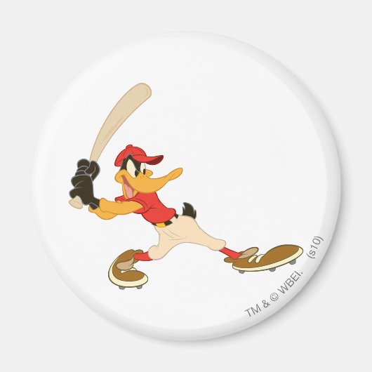Aimant Batteur DAFFY DUCK™ (Devant)