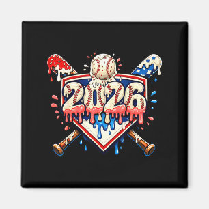 Aimant Batteurs de baseball 2026 Dégoulinade de glace Pou