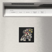 Aimant Battez SOCK MONKEY (In Situ (Lave-vaisselle))
