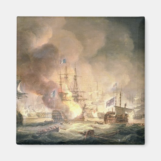 Aimant Battle of the Nile, 1er août 1798 at 10pm, 1834 (Devant)